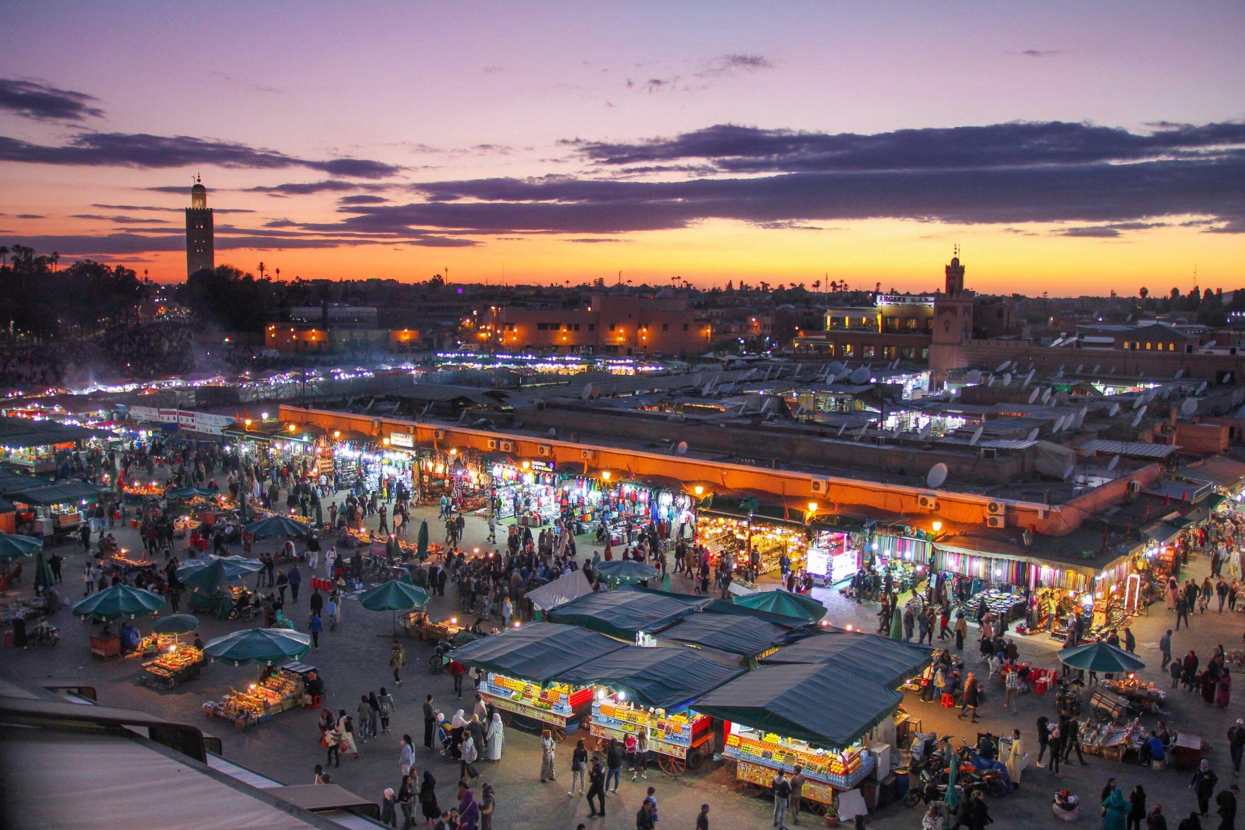 Arrival in Marrakech